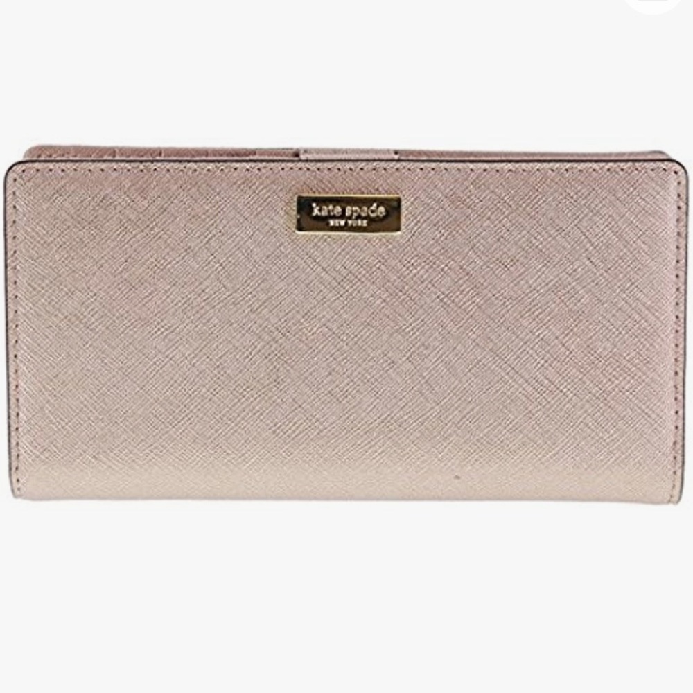 Kate Spade Stacy Newbury Land Rose Gold Wallet